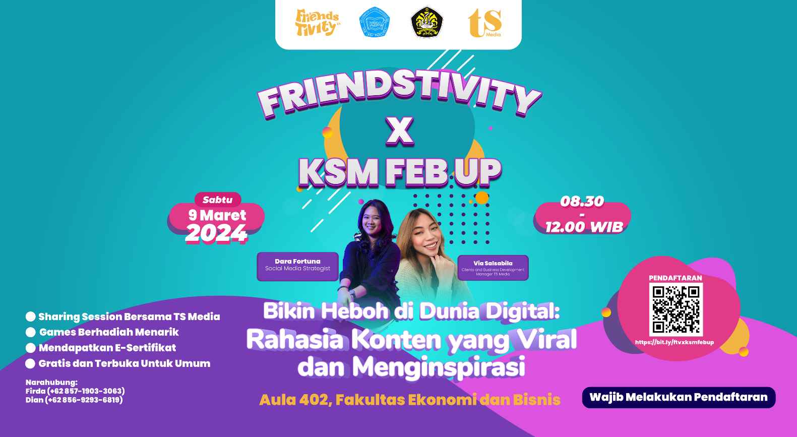 Friendstivity x KSM FEB Universitas Pancasila 