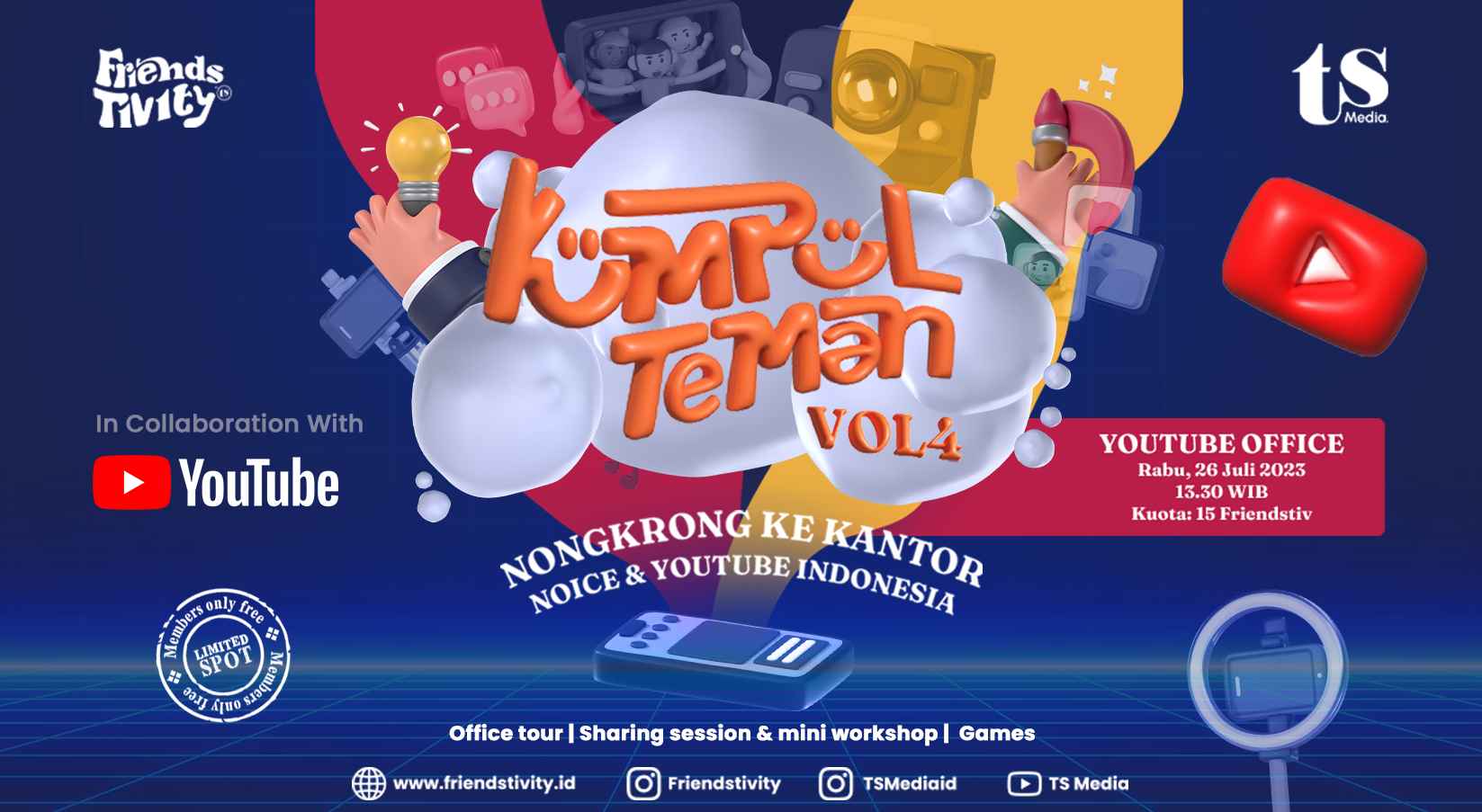 Kumpul Teman Vol 4  - Nongkrong di kantor Youtube