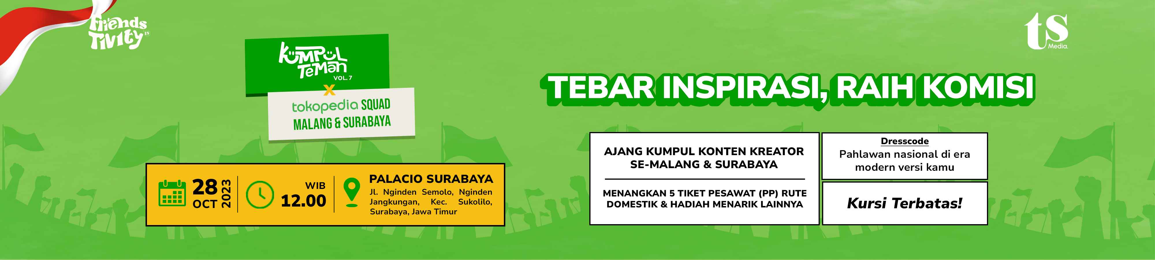Kumpul Teman Vol 7 x Tokopedia Squad Malang Surabaya