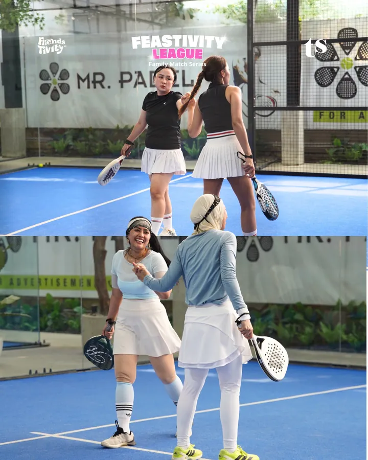 Pertandingan padel Feastivity League di Mr. Padel