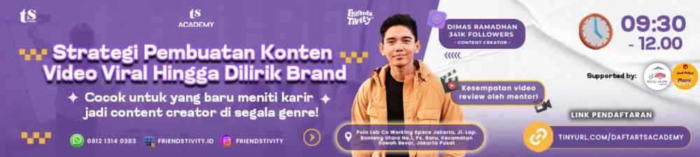 TS Academy: Strategi Pembuatan Konten Video Viral Hingga Dilirik Brand